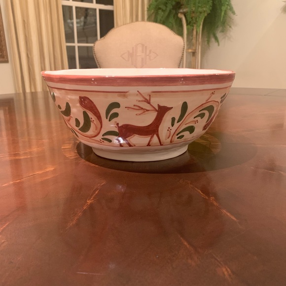 VIETRI RENNA SERVING BOWL - Picture 2 of 3